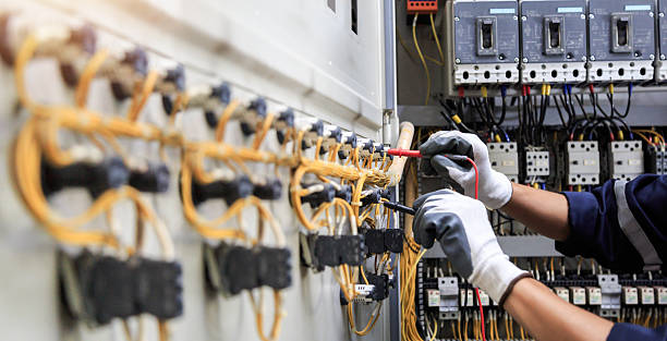 Professional Electrician technician working in Panora, IA